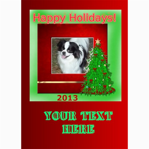 Holiday Card #11, 5x7 By Joy Johns 7 x5  Photo Card - 9