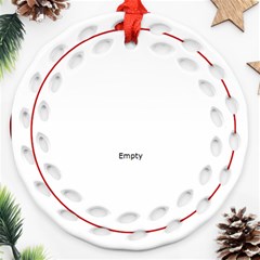 Piper ornament two sides - Round Filigree Ornament (Two Sides)