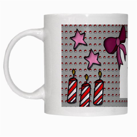 Christmas White Mug By Matematicaula Left