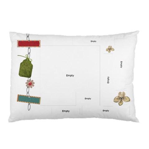 Thoughts Of Friendship Pillow Case 5 By Lisa Minor 26.62 x18.9  Pillow Case