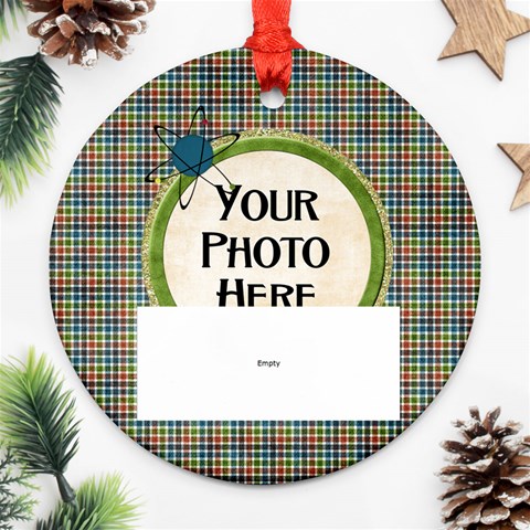 Learn Discover Explore Ornament By Lisa Minor Front