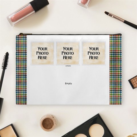 Learn Discover Explore Lg Cosmetic Bag By Lisa Minor Front