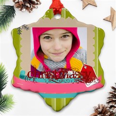 merry christmas - Ornament (Snowflake)