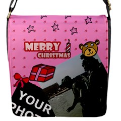 Christmas Flap Closure Bag