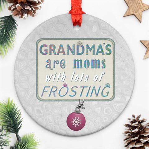 Grandmother Year Christmas Ornament By Lil Back