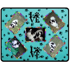 Dog lover s blanket #3 (4 styles) - 60 x 50 Fleece Blanket (Medium) Dog lover s blanket #3 (4 styles) - 60 x 50 Fleece Blanket (Medium)