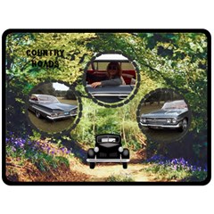 Country Roads large blanket - 80 x 56 Fleece Blanket (Large) Country Roads large blanket - 80 x 56 Fleece Blanket (Large)