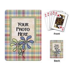 Flower Playing Cards - Playing Cards Single Design (Rectangle) Flower Playing Cards - Playing Cards Single Design (Rectangle)