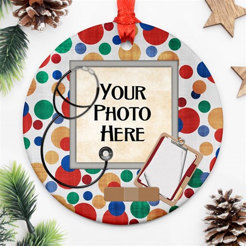Medical Profession Ornament By Lisa Minor Front