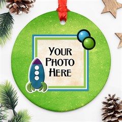 Rocket Ornament 2 - Round Ornament (Two Sides) Rocket Ornament 2 - Round Ornament (Two Sides)