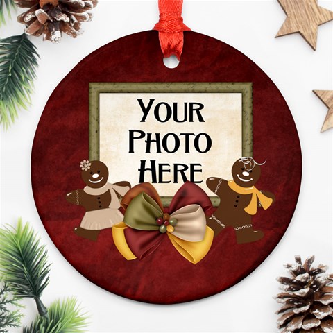 Gingerbread Ornament By Lisa Minor Front