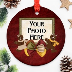 Gingerbread Ornament - Round Ornament (Two Sides) Gingerbread Ornament - Round Ornament (Two Sides)