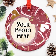 Heart Ornament - Round Ornament (Two Sides) Heart Ornament - Round Ornament (Two Sides)