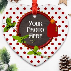 Ladybug Ornament  - Ornament (Heart)