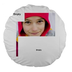 merry christmas - Large 18  Premium Round Cushion 