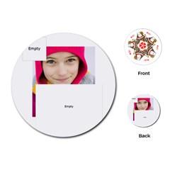 merry christmas - Playing Cards Single Design (Round) merry christmas - Playing Cards Single Design (Round)