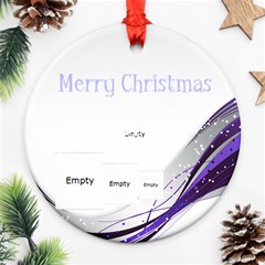 jusxmas - Ornament (Round)