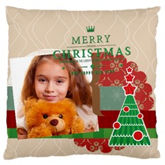 merry christmas - Large Cushion Case (Two Sides) merry christmas - Large Cushion Case (Two Sides)