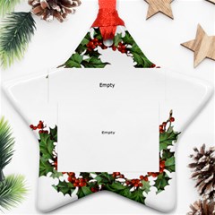 Santa Star Ornament (1 Sided) - Ornament (Star) Santa Star Ornament (1 Sided) - Ornament (Star)