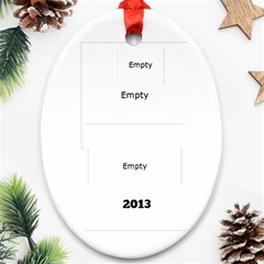 Santa oval ornament - Ornament (Oval)