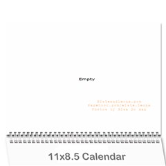 ElsieandLeona.com Calendar - Wall Calendar 11  x 8.5  (12-Months)