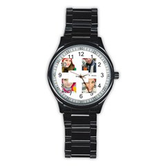 merry christmas - Stainless Steel Round Watch