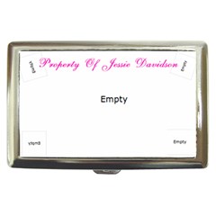 Pink Rose Cigarette Money Case