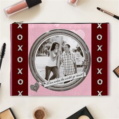 Love And Kisses Xl Cosmetic Bag