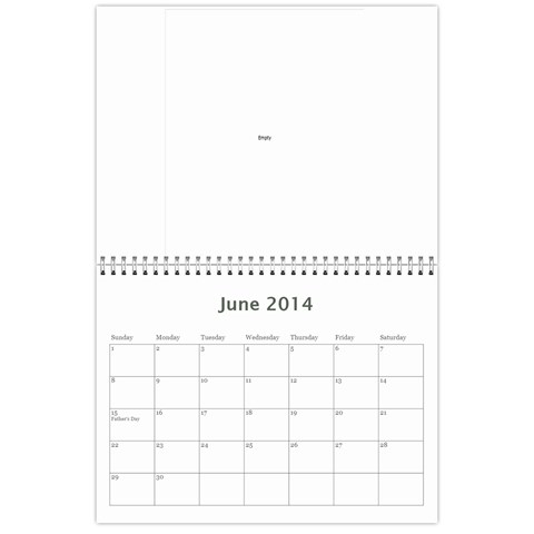 2014 Calendar By Marie Jun 2014