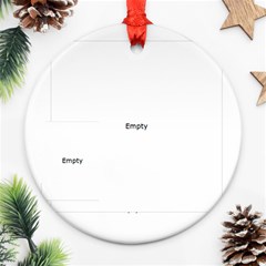 Owl girl ornament - Ornament (Round)