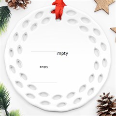 Together Family 2sides ornament - Round Filigree Ornament (Two Sides) Together Family 2sides ornament - Round Filigree Ornament (Two Sides)