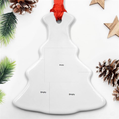 Christmas Tree 2 Side Ornaments By Zornitza Back