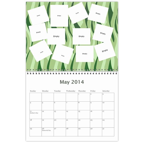 Calendar 2014 By Bertie May 2014