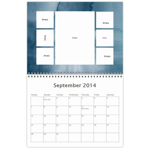 Calendar 2014 By Bertie Sep 2014