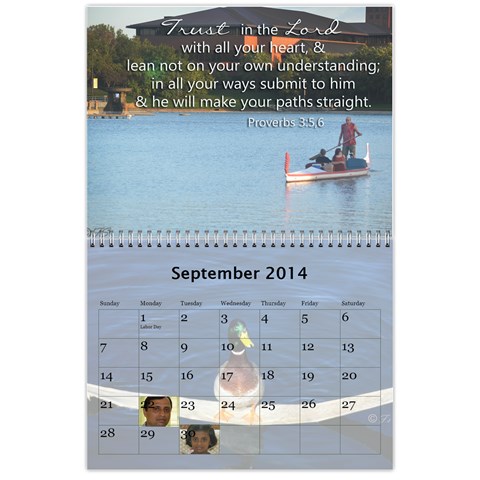 2014 Calender By Kezia Finny Sep 2014