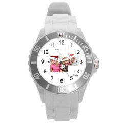 merry christmas - Round Plastic Sport Watch (L) merry christmas - Round Plastic Sport Watch (L)