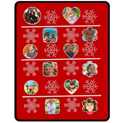 merry christmas - 60  x 50  Fleece Blanket (Medium)