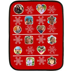 merry christmas - 35 x27  Two Sides Fleece Blanket (Mini)