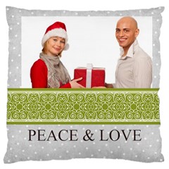 merry christmas - Large Cushion Case (Two Sides) merry christmas - Large Cushion Case (Two Sides)