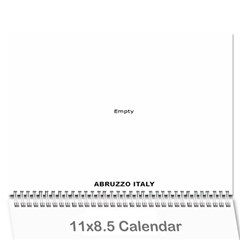 Italy  - Wall Calendar 11  x 8.5  (12-Months)