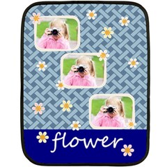 flower - 35 x27  Two Sides Fleece Blanket (Mini)