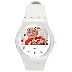 xmas - Round Plastic Sport Watch (M)