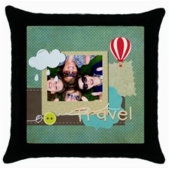 (5 styles) - Throw Pillow Case (Black) (5 styles) - Throw Pillow Case (Black)