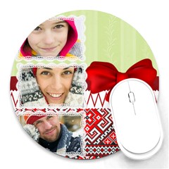 xmas - Round Mousepad