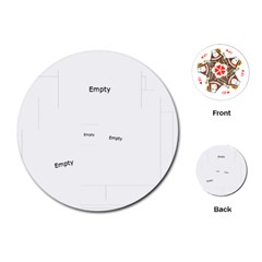 love - Playing Cards Single Design (Round) love - Playing Cards Single Design (Round)