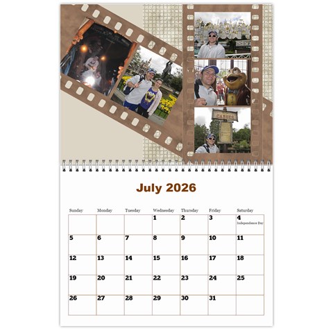 Male Calendar No 2 (any Year) By Deborah Jul 2026