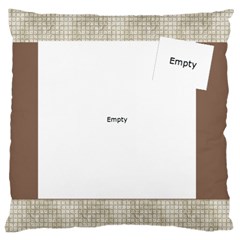 Chocolate Large Cushion Case - Large Cushion Case (One Side)