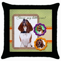 pet (5 styles) - Throw Pillow Case (Black) pet (5 styles) - Throw Pillow Case (Black)