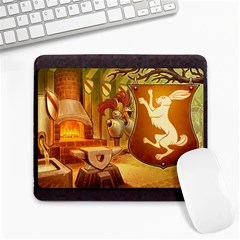King s Forge - Rabbits - Large Mousepad