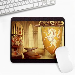 King s Forge - Unicorn  - Large Mousepad